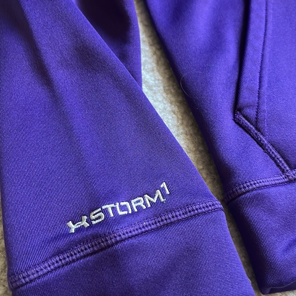 Girls Under Armour Hooded Sweatshirt, Youth Small - Picture 3 of 6